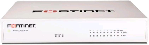 FORTINET FORTIGATE-60F 10 PORTE GE RJ45 (INCLUSO 7 P. INTERNE, 2 P. WAN, 1 P. DMZ).